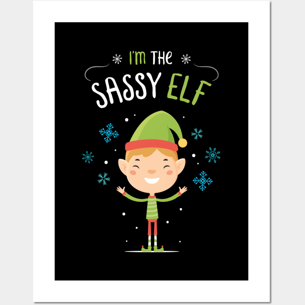 I'm the Sassy Elf Wall Art by zoljo